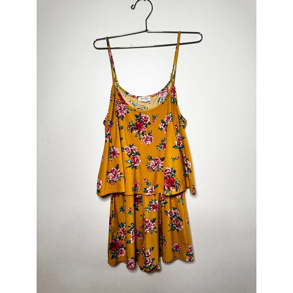Floral Yellow Romper | Small